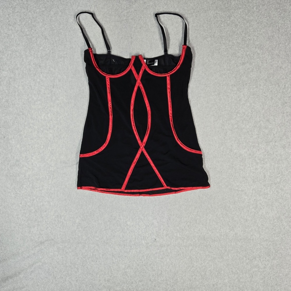 Frederick's Of Hollywood Women Sleepwear Large Black‎ Seduction Negligee READ